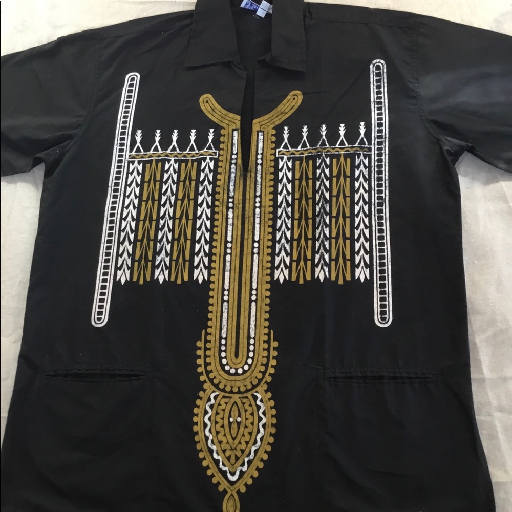 Vintage Cuban Mens Shirt